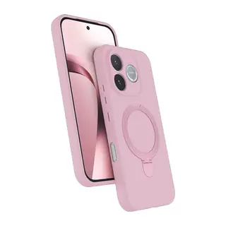 Huawei Honor 600 Lite Regal Magsafe Standlı Kapak - Açık Pembe