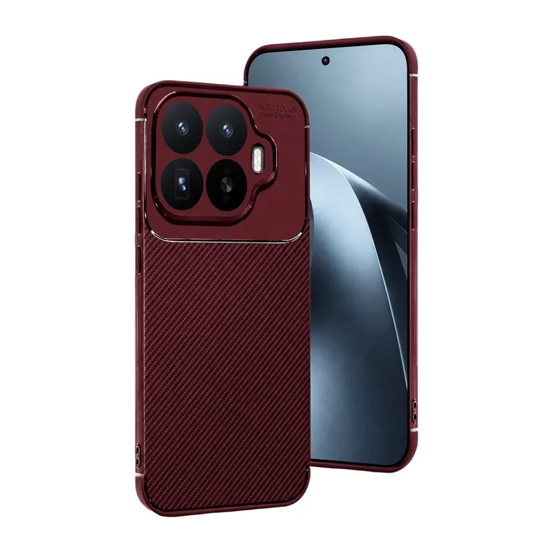 Xiaomi Mi 17t Auto Focus Karbon Kapak - Bordo
