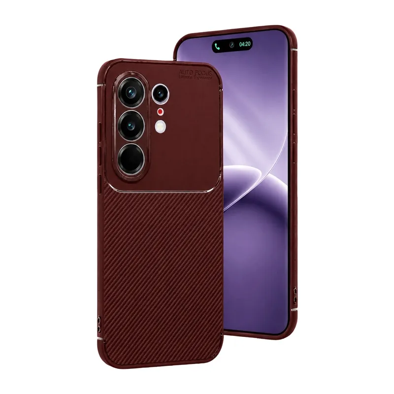 Tecno Camon 50 Pro 5g Auto Focus Karbon Kapak - Bordo