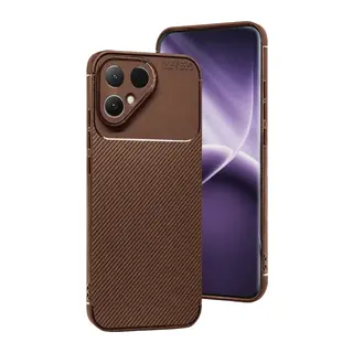 Tecno Pova Curve 2 5g Auto Focus Karbon Kapak - Kahverengi