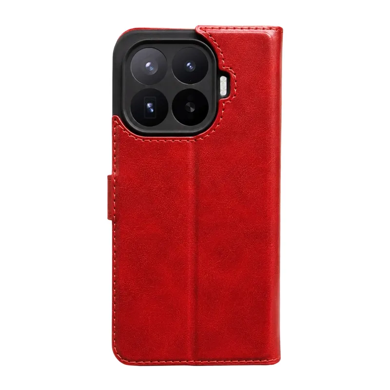 Xiaomi Mi 17t Trend S Plus Kapaklı Kılıf - Kırmızı