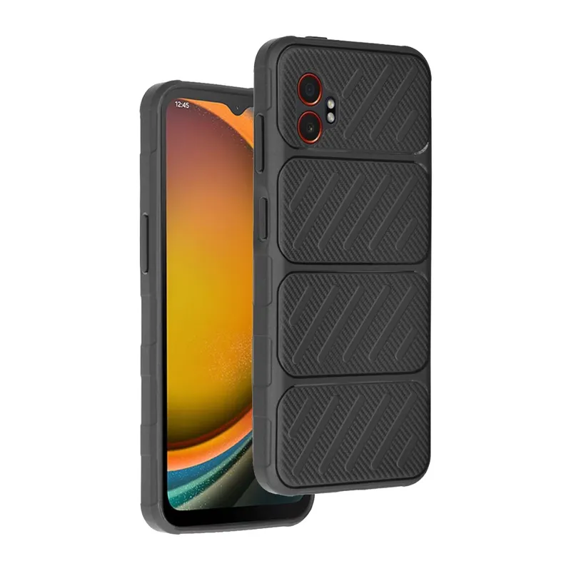 Galaxy Xcover 7 Pro Auto Focus Karbon Kapak - Siyah