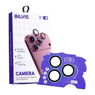 İphone 18 Pro Max Bilvis Titan Kamera Lens - Açık Mavi
