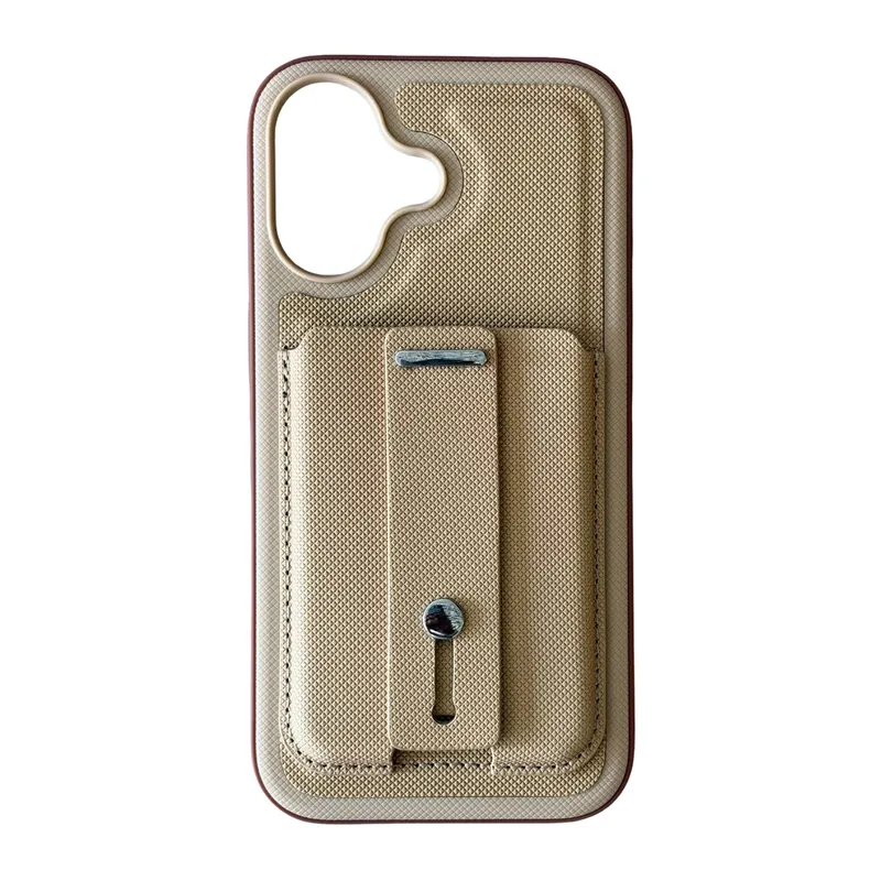 İphone 17 Latte Kartvizitli Kapak - Bej