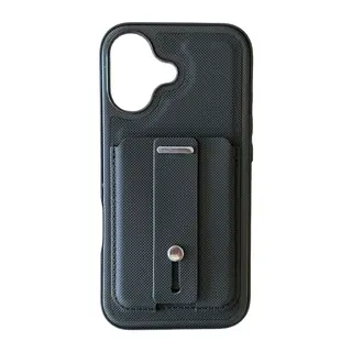 İphone 17 Latte Kartvizitli Kapak - Siyah