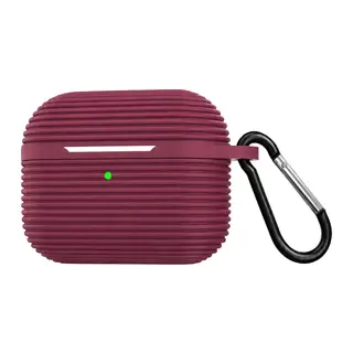 Airpods 4 (4.nesil)/airpods 5 (5.nesil) Raven Silikon Kılıf - Bordo