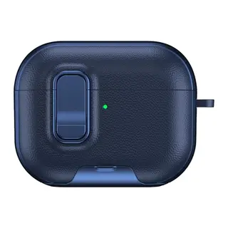 Airpods Pro 3 (3.nesil) Rova Deri Kılıf - Lacivert