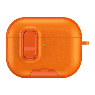 Airpods Pro 3 (3.nesil) Rova Deri Kılıf - Turuncu