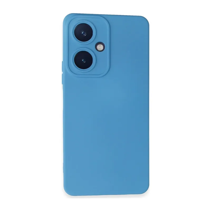 Vivo Y27 Kılıf Nano İçi Kadife Silikon - Mavi