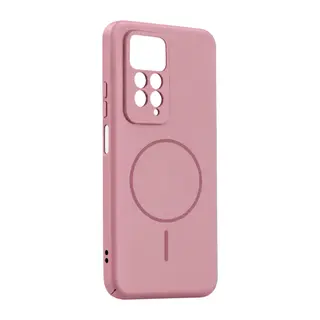 Xiaomi Redmi Note 11 Pro Mika Pc Magsafe Kapak - Pembe
