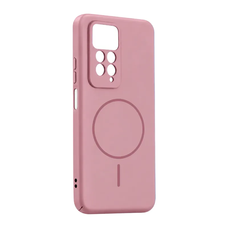 Xiaomi Redmi Note 11 Pro Mika Pc Magsafe Kapak - Pembe