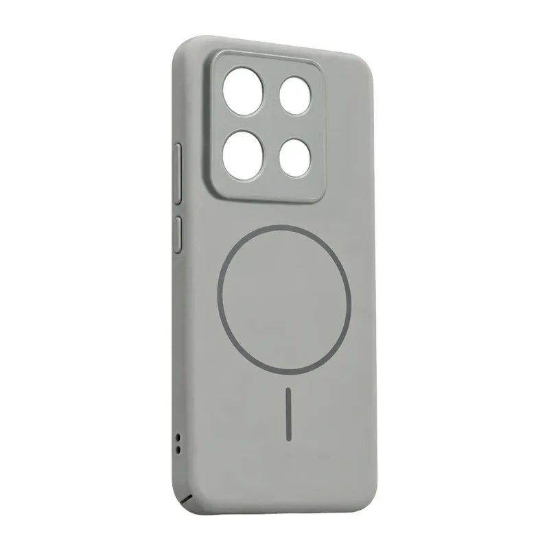 Xiaomi Redmi Note 13 4g Mika Pc Magsafe Kapak - Gri