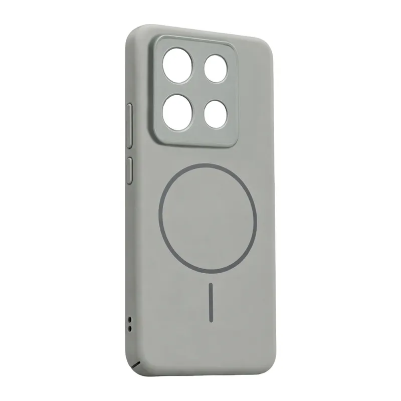 Xiaomi Redmi Note 13 Pro 4g Mika Pc Magsafe Kapak - Gri