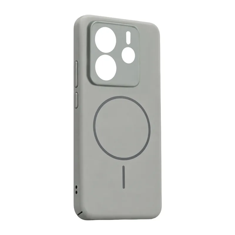 Xiaomi Redmi Note 14 4g Mika Pc Magsafe Kapak - Gri