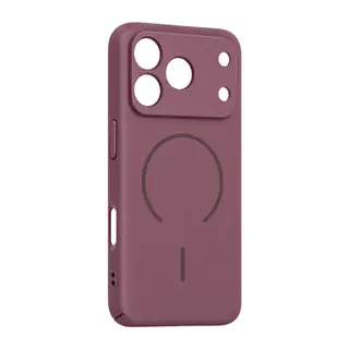 İphone 18 Pro Max Mika Pc Magsafe Kapak - Bordo