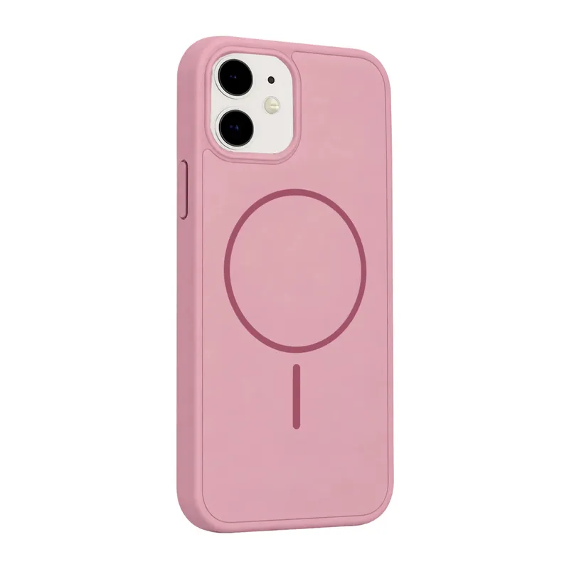 İphone 11 Azus Magsafe Kapak - Pembe