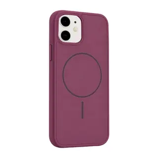 İphone 12 Azus Magsafe Kapak - Bordo