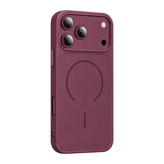 İphone 18 Pro Max Azus Magsafe Kapak - Bordo