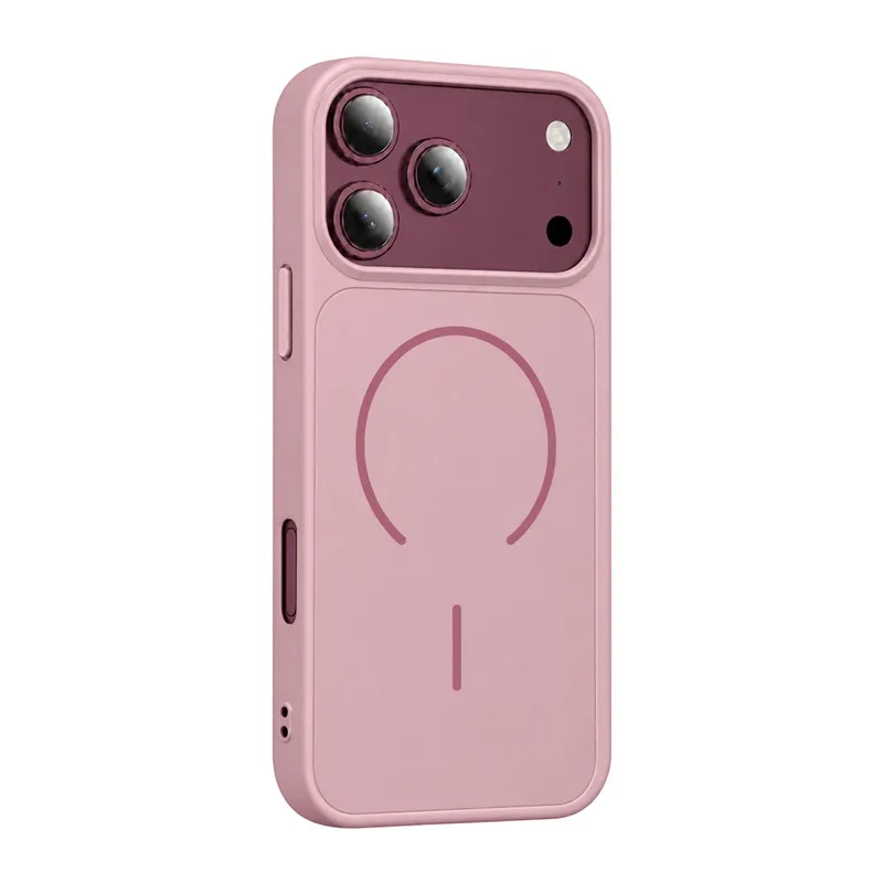 İphone 18 Pro Max Azus Magsafe Kapak - Pembe
