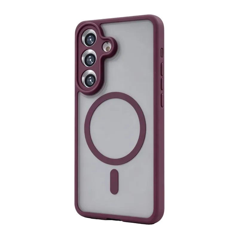 Galaxy A55 5g Loji Magsafe Kapak - Bordo