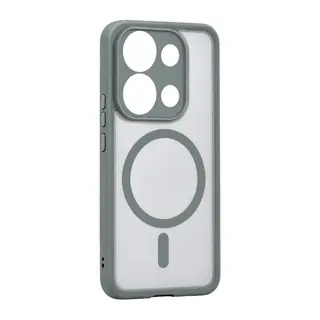 Xiaomi Redmi Note 13 4g Loji Magsafe Kapak - Gri