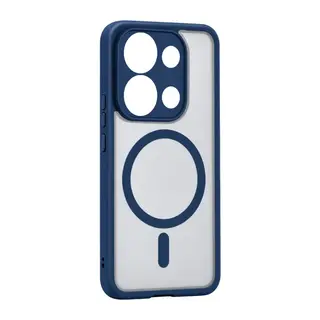 Xiaomi Redmi Note 13 4g Loji Magsafe Kapak - Mavi