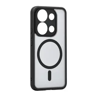 Xiaomi Redmi Note 13 4g Loji Magsafe Kapak - Siyah