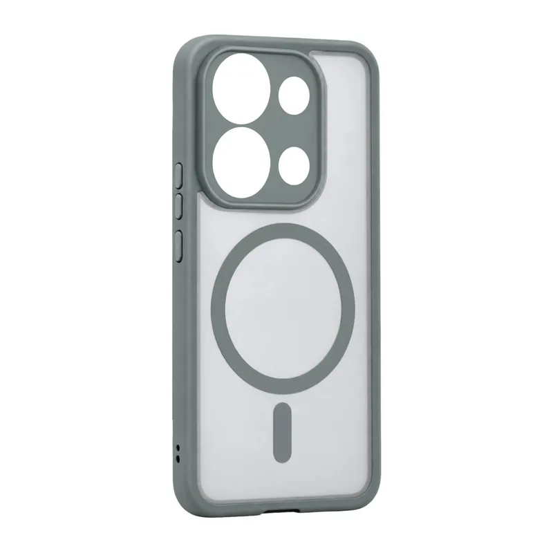 Xiaomi Redmi Note 13 Pro 4g Loji Magsafe Kapak - Gri