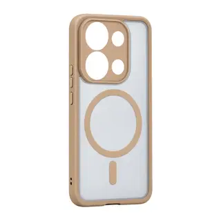 Xiaomi Redmi Note 13 Pro 4g Loji Magsafe Kapak - Çöl Titanyum