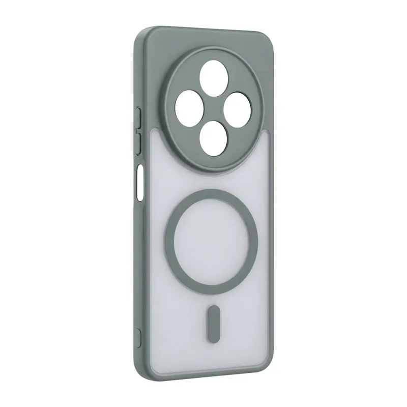 Xiaomi Redmi 14c Loji Magsafe Kapak - Gri