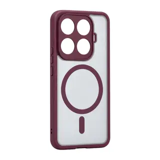 Xiaomi Mi 15t Pro Loji Magsafe Kapak - Bordo