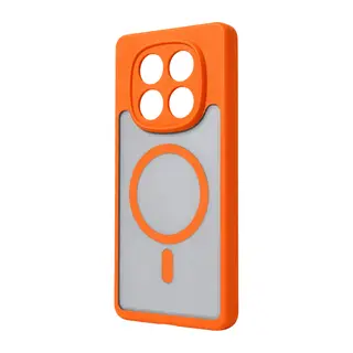 Xiaomi Redmi Note 15 4g Loji Magsafe Kapak - Turuncu