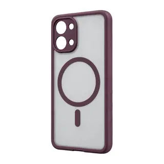 Xiaomi Redmi 15c 5g Loji Magsafe Kapak - Bordo