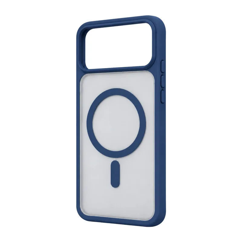 İphone 18 Pro Loji Magsafe Kapak - Mavi