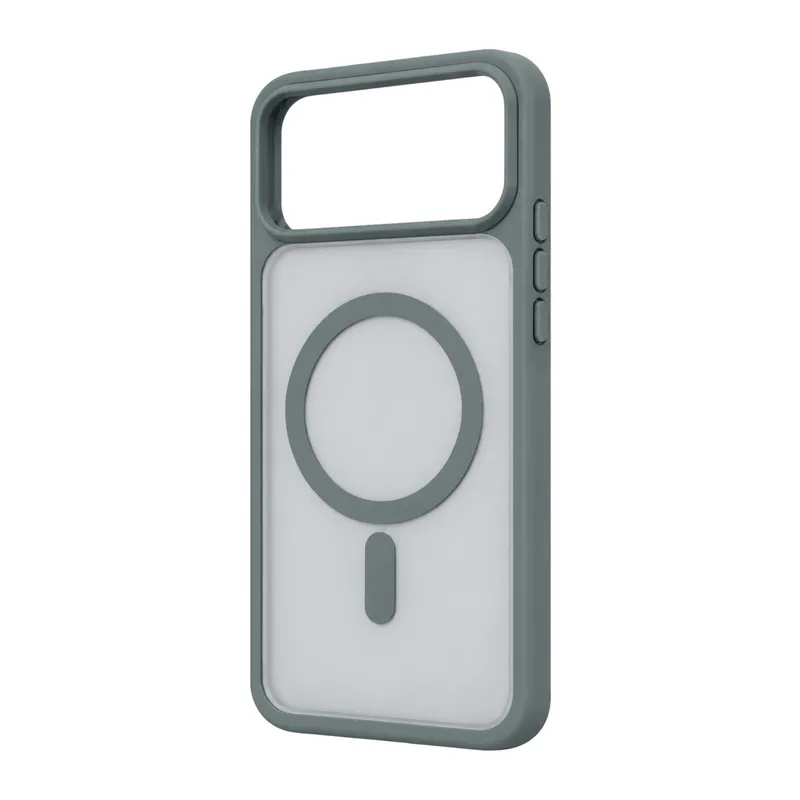 İphone 18 Pro Max Loji Magsafe Kapak - Gri