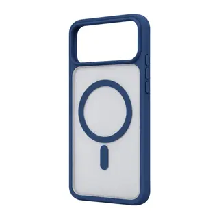 İphone 18 Pro Max Loji Magsafe Kapak - Mavi