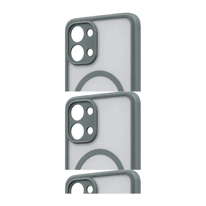 Xiaomi Poco X8 Pro Max Loji Magsafe Kapak - Gri