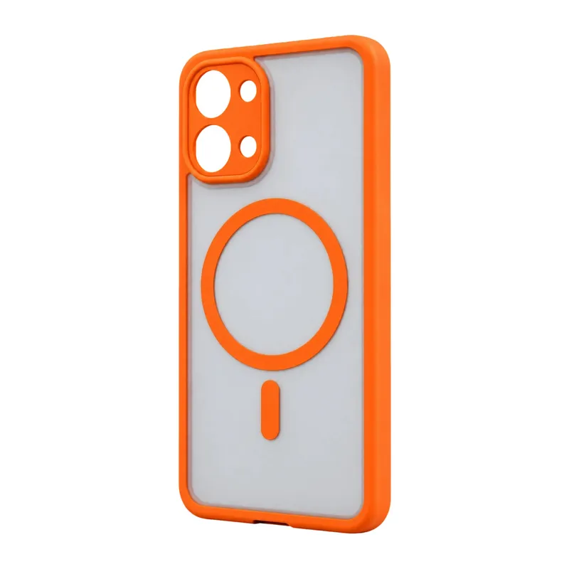 Xiaomi Poco X8 Pro Max Loji Magsafe Kapak - Turuncu