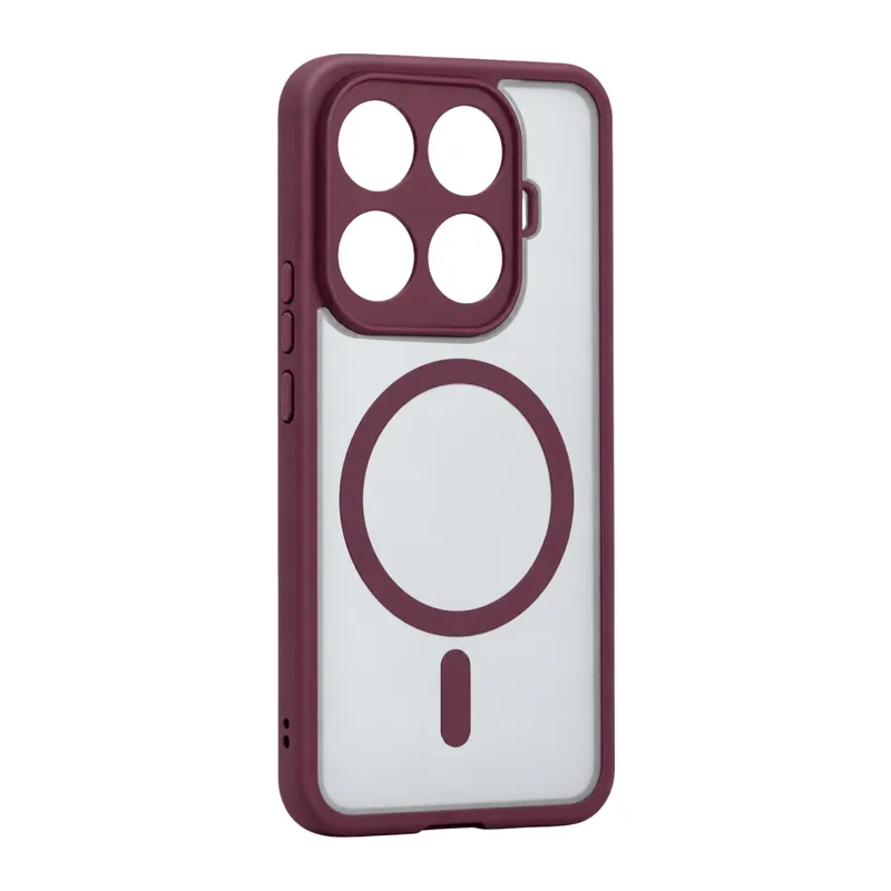Xiaomi Mi 17t Loji Magsafe Kapak - Bordo