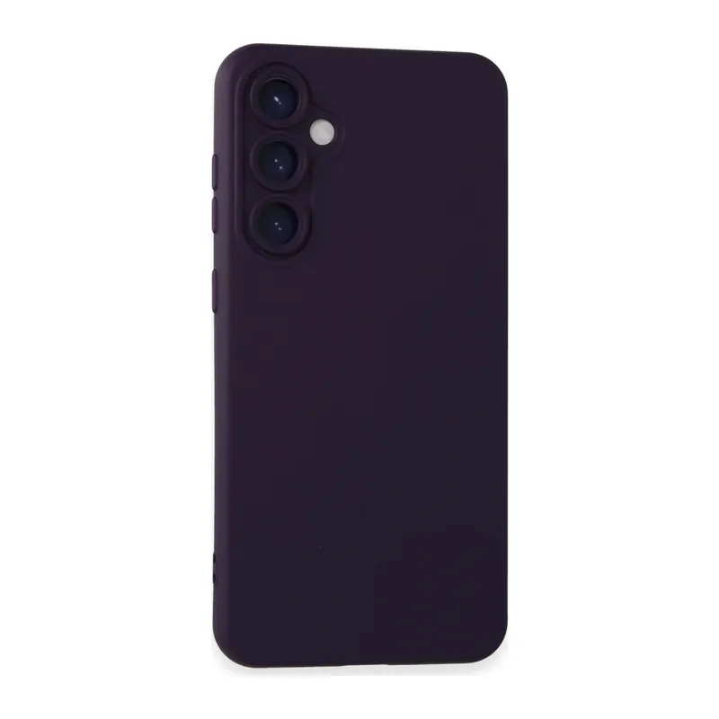 Galaxy S24 Kılıf Nano İçi Kadife Silikon - Mor