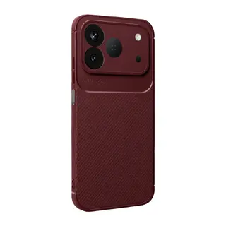 Tecno Spark 50 4g Auto Focus Karbon Kapak - Bordo