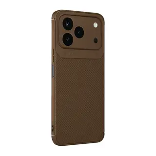Tecno Spark 50 4g Auto Focus Karbon Kapak - Kahverengi