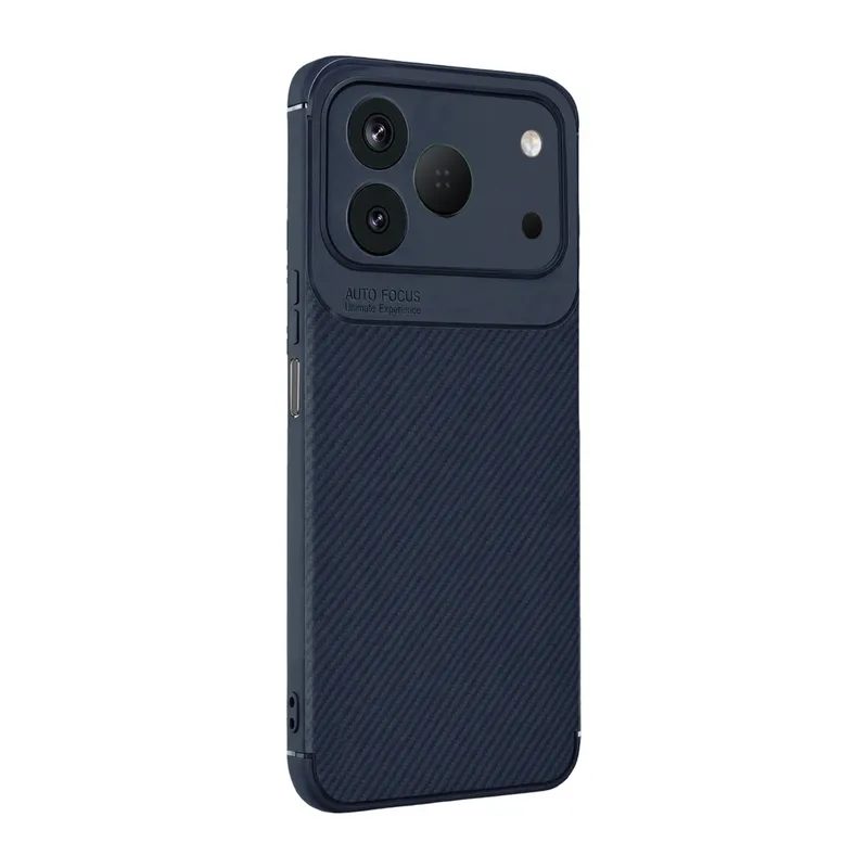 Tecno Spark 50 4g Auto Focus Karbon Kapak - Lacivert