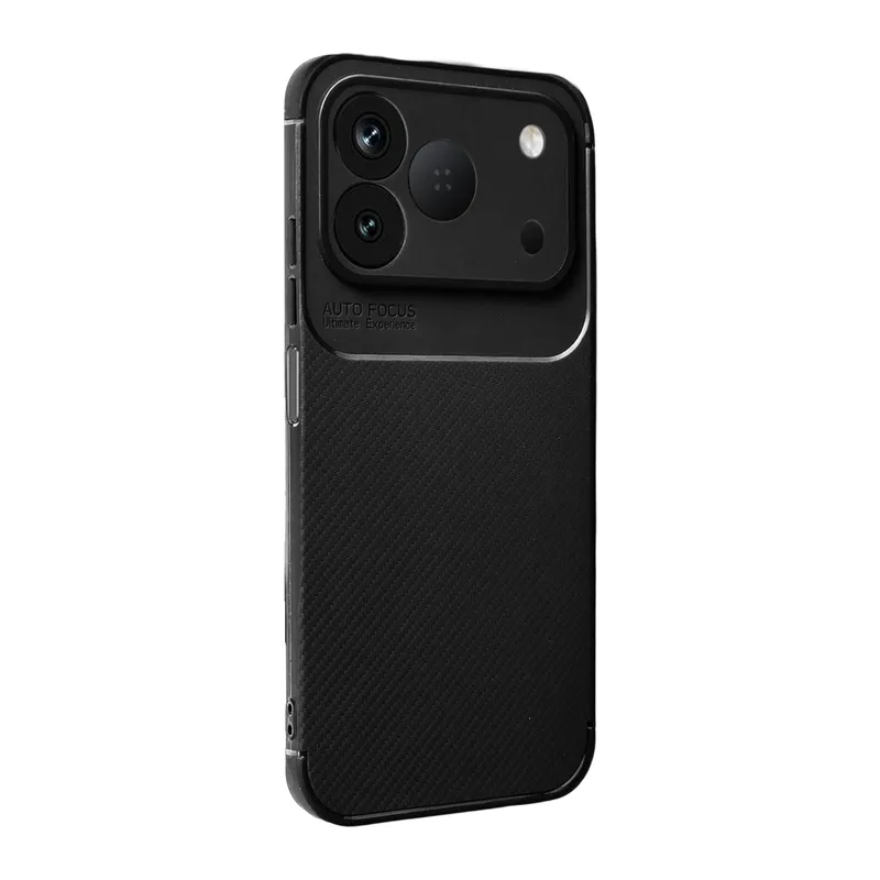 Tecno Spark 50 4g Auto Focus Karbon Kapak - Siyah