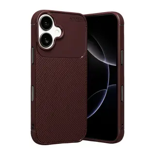 İphone 17 Auto Focus Karbon Kapak - Bordo