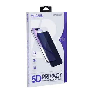 İphone 14 Pro 5d Privacy Diamond Hayalet Cam Ekran Koruyucu