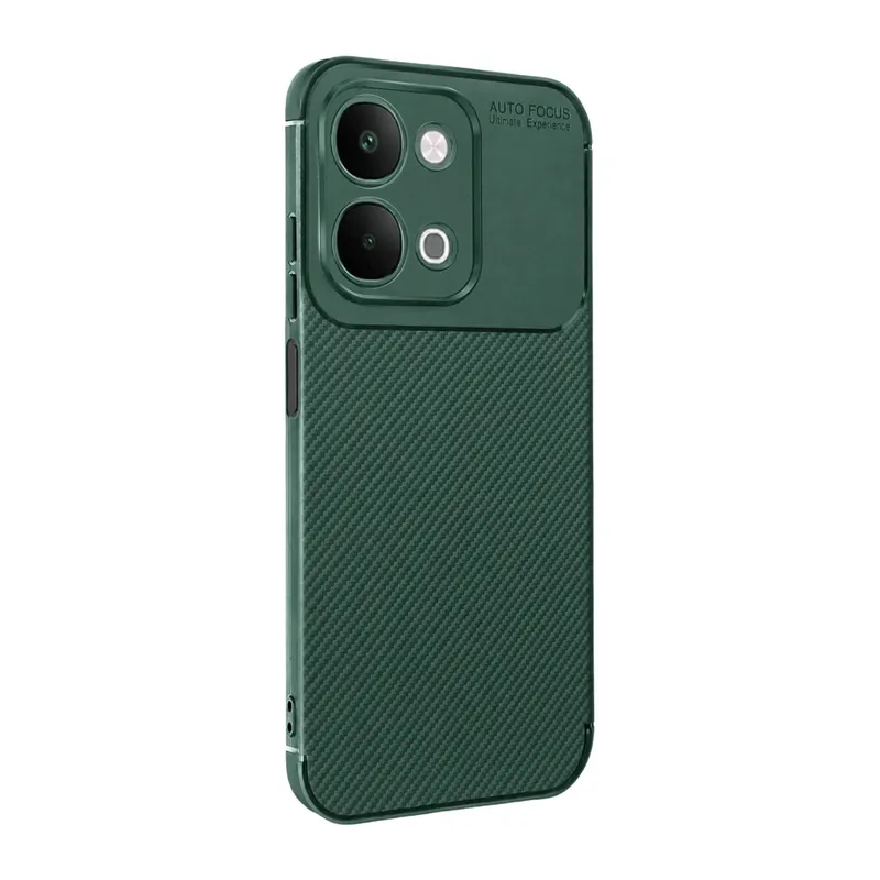 Vivo Y31d Auto Focus Karbon Kapak - Yeşil