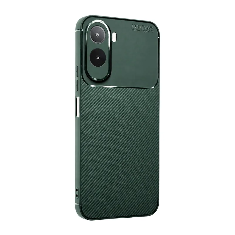 Xiaomi Redmi A7 Pro Auto Focus Karbon Kapak - Yeşil