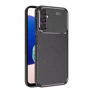 Galaxy A05s Kılıf Auto Focus Karbon Kapak - Siyah