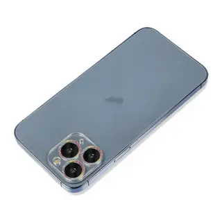 İphone 11 Pro Shine Kamera Lens Koruma Cam - Rainbow